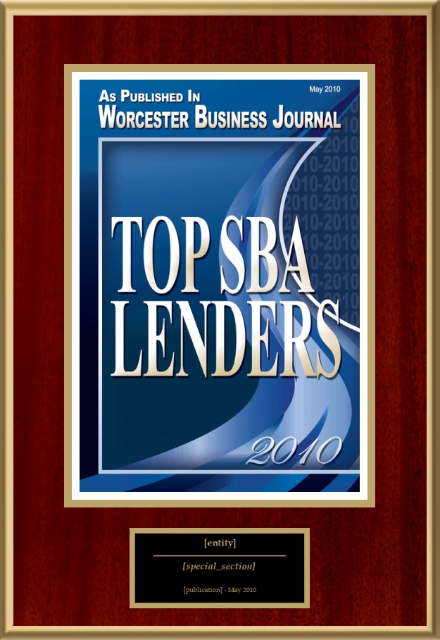 Top SBA Lenders American Registry Recognition Plaques, Award Plaque