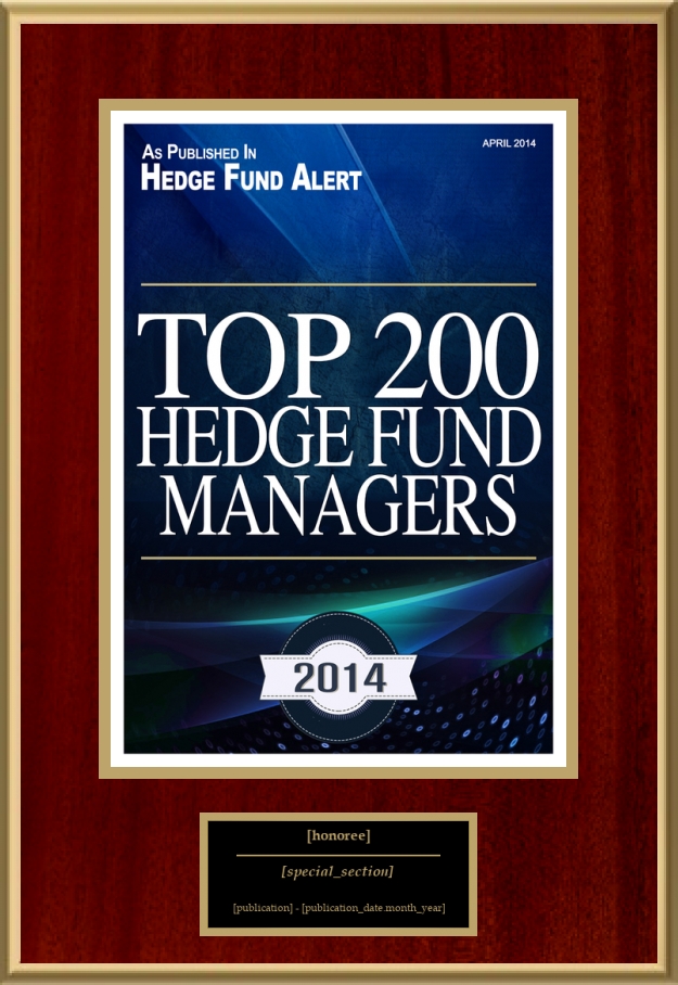 Top 200 Hedge Fund Managers American Registry Recognition Plaques