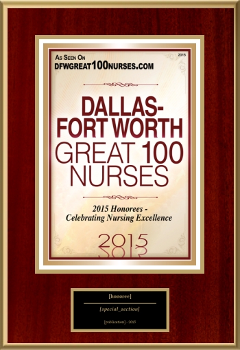 Dallas-Fort Worth Great 100 Nurses | American Registry - Recognition ...