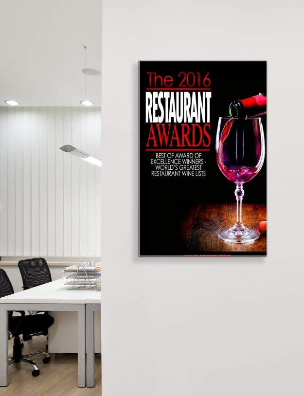 The 2016 Restaurant Awards American Registry Recognition Plaques