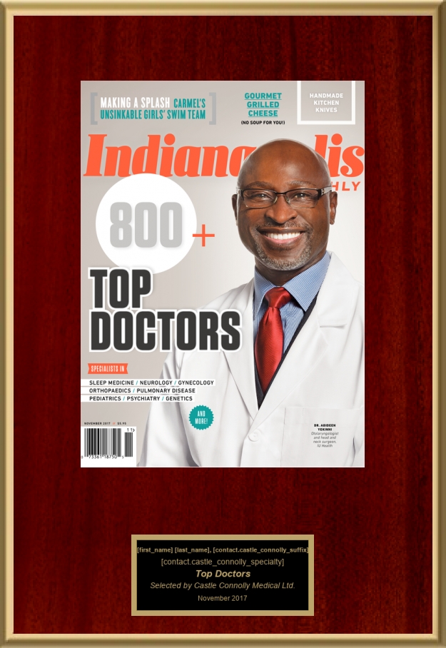 Indianapolis Monthly Magazine Top Doctors American Registry