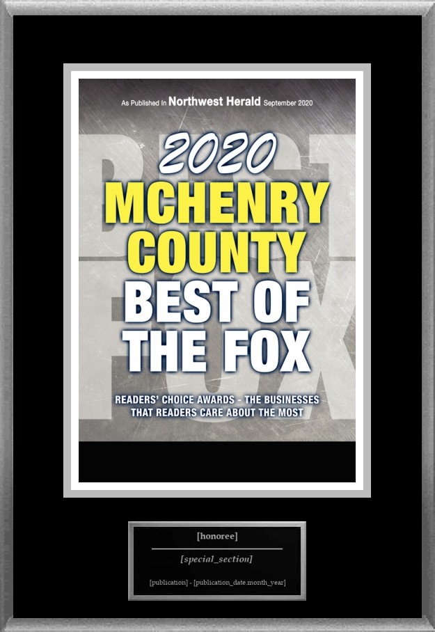 2020 McHenry County Best Of The Fox American Registry Recognition