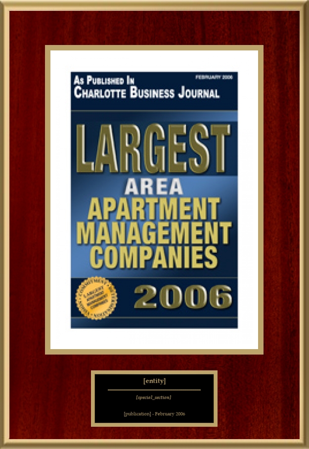 Largest Area Apartment Management Companies American Registry